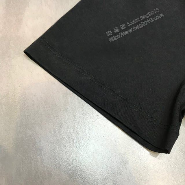 Versace男短袖 範思哲2020新款男裝 超閃重工燙鑽男T恤  tzy2490